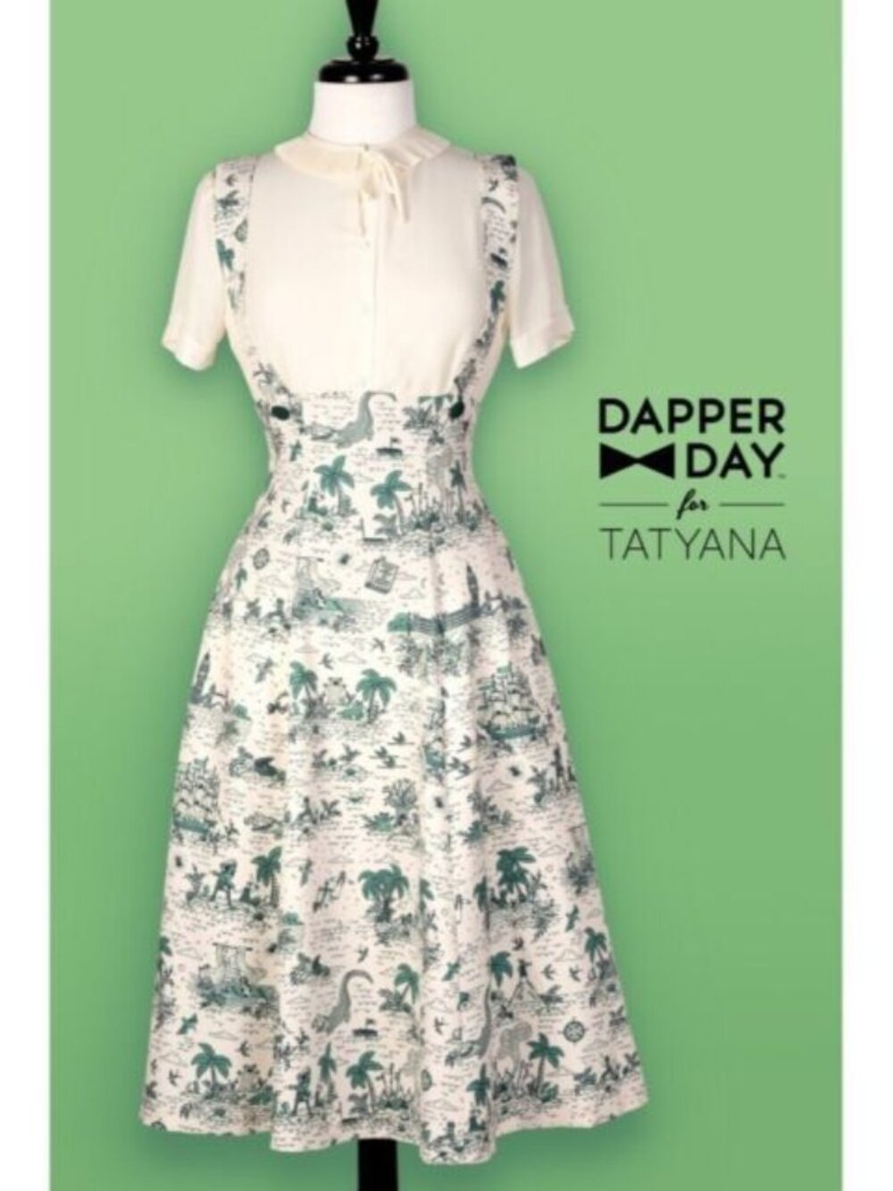 Tatyana / Bettie Page Dapper Day Peter Pan jumper
